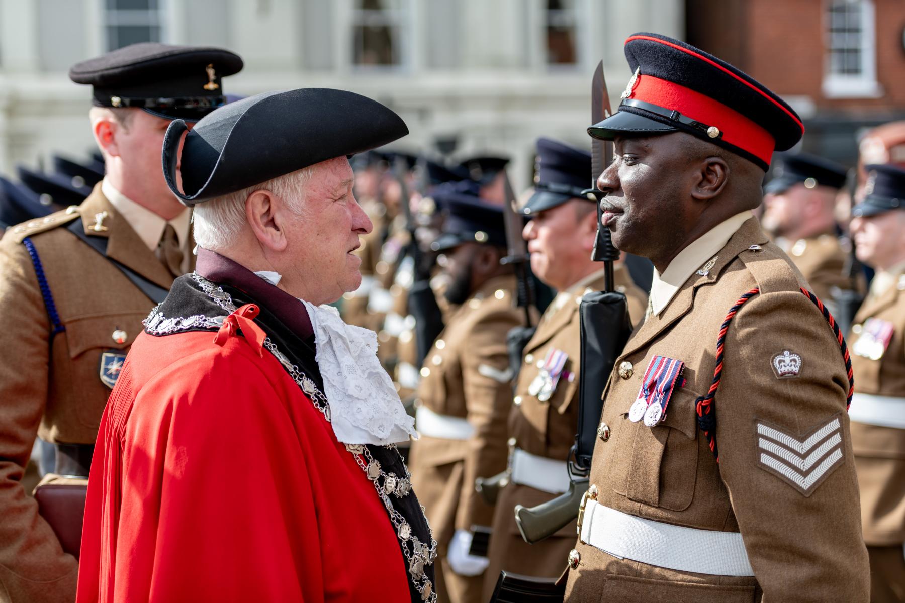 280 (NATO) Sig Sqn Freedom of Wimborne Town 